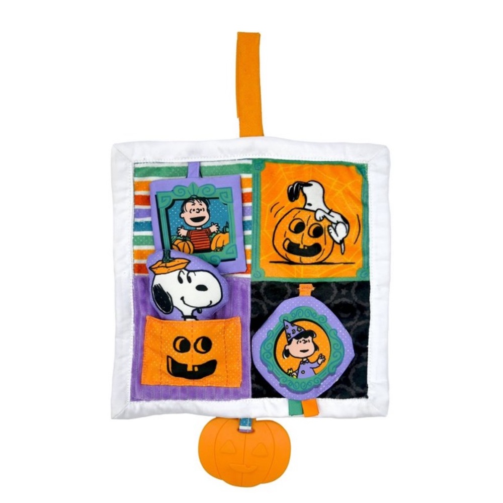 Peanuts Halloween Teether Black and Orange